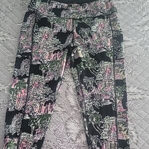 Lily Pulitzer Luxletic Palm Beach Noir  Leggings